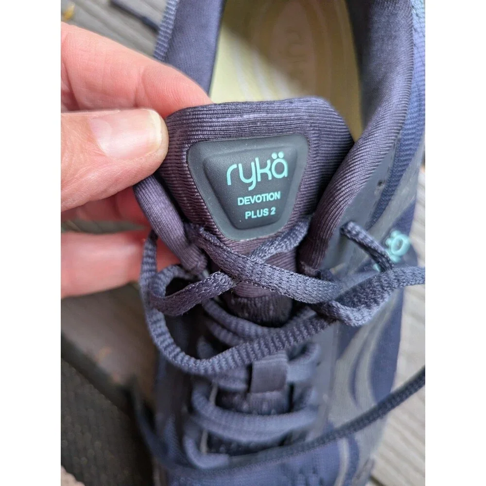 Ryka Devo Plus 2 Women's 9.5 M Running Shoes Blue Teal Sneakers Athleisure